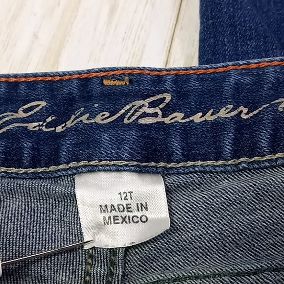 Eddie Bauer Mid-Rise Bootcut Blue Jeans Size 12 - Picture 15 of 16